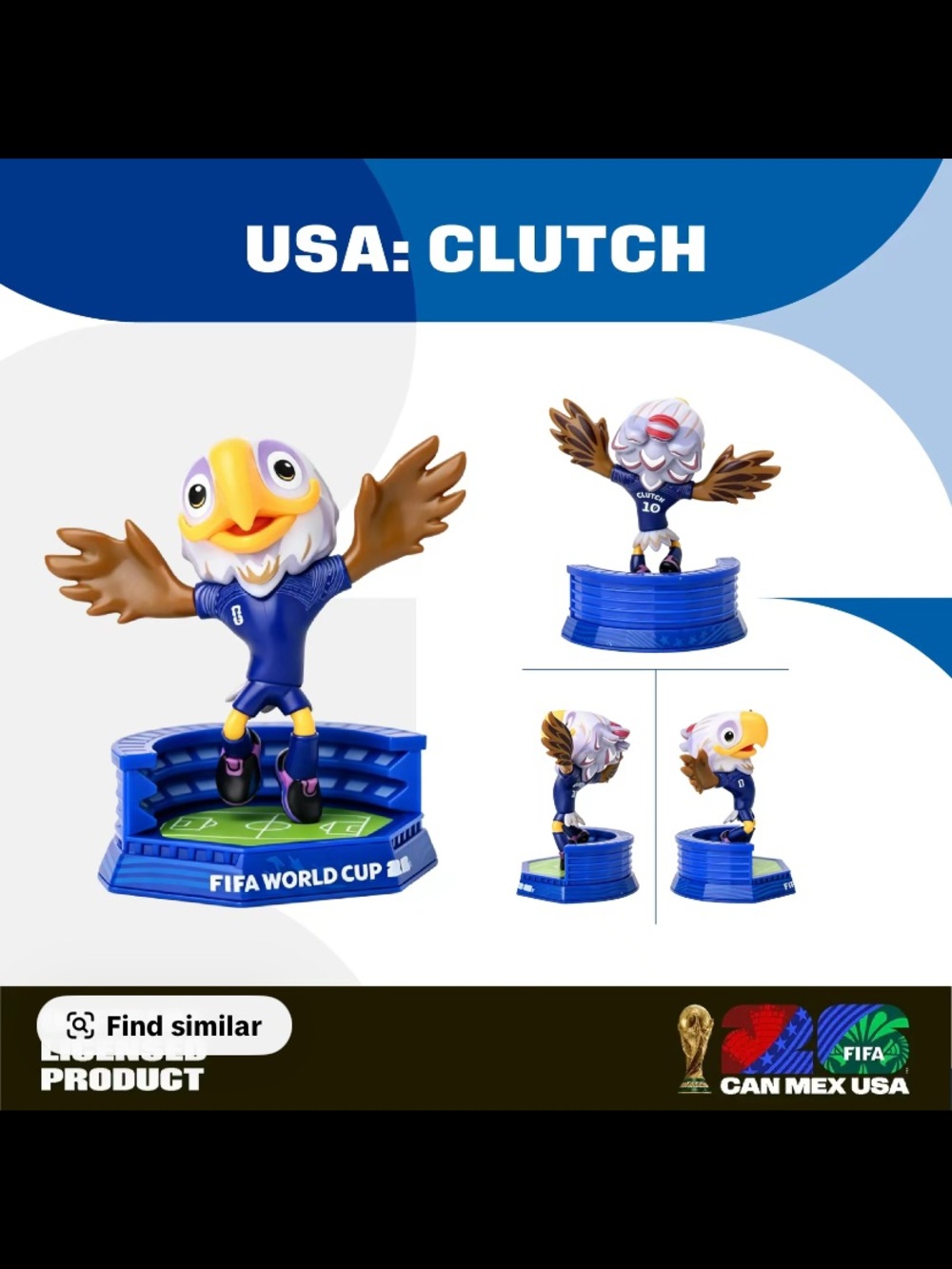 FIFA 2026 WORLD CUP Mascot Collectible Gift Set - 3 Figurines - Picture 9 of 13